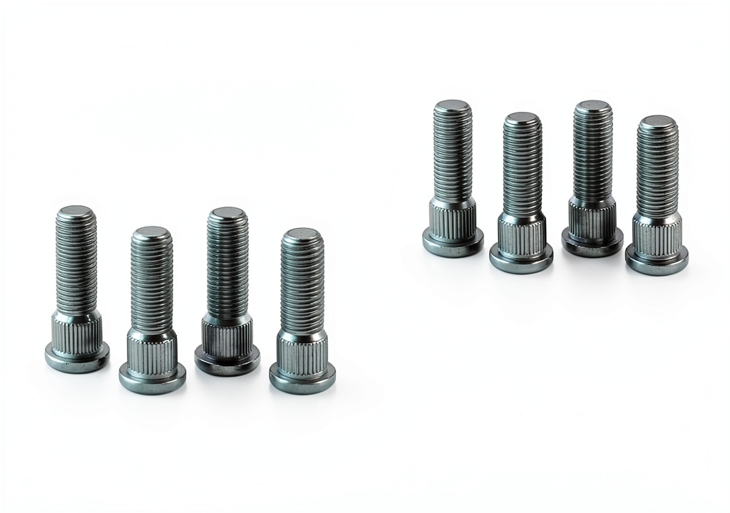 Installing wheel studs on a Polaris Ranger UTV