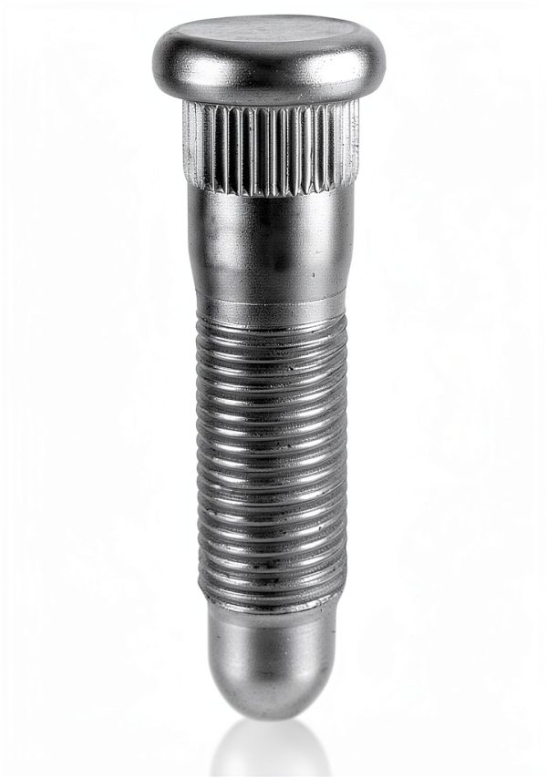 Wheel Stud Chrome Steel CADUFUELLY Serrated Clip-7