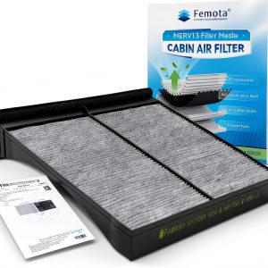 Cabin Air Filter Femota MERV13 Activated Carbon-0