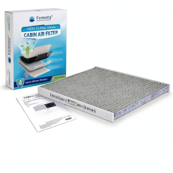 Cabin Air Filter Femota MERV13 for Jeep Wrangler-1