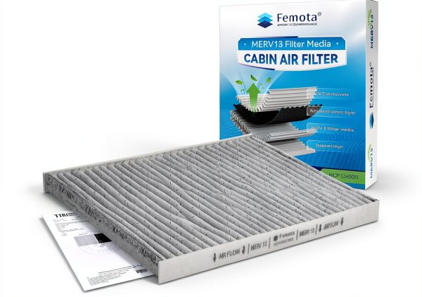 Cabin Air Filter Femota MERV13 for Jeep Wrangler-0