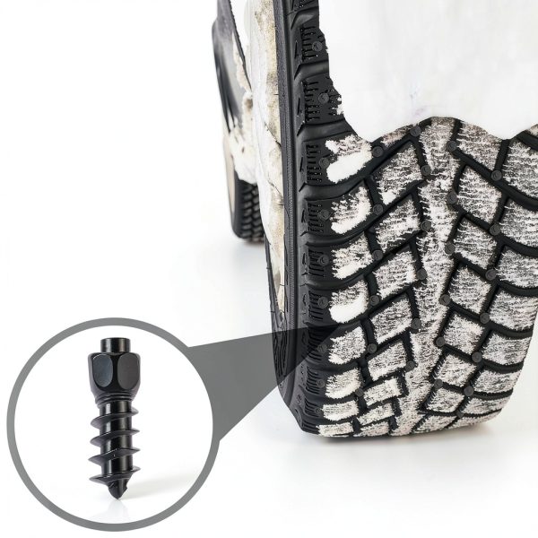 Frienda Black Carbon Steel Wheel Studs 4 x 9 mm-4