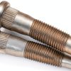 Wheel Stud Chrome Steel CADUFUELLY Serrated Clip-8