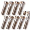 Mysttoo 50mm Stud Bolts Silver Grade 10.9-0