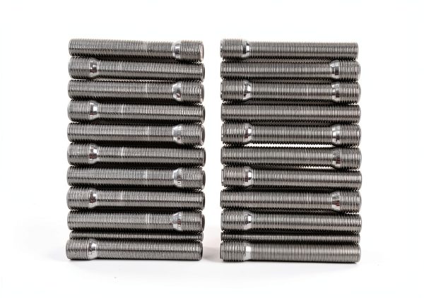Customadeonly Silver Wheel Studs 20pc 61mm-1