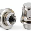 Car Wheel Lug Stud Nut Set HZEL Steel Chrome-3