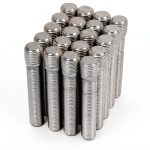 Customadeonly Silver Wheel Studs 20pc 61mm-0