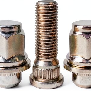 Wheel Lug Nut Stud Set Mysttoo Chrome Stainless Steel M12 4‑Piece-0