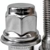 Wheel Lug Nut Stud Set Mysttoo Chrome Stainless Steel M12 4‑Piece-5