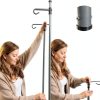 IV Pole Drive Medical 13033SV with Wheels Height Chrome Steel-4