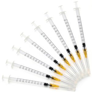 Syringe TFVBC Lab Sample Injection 20ml Color 12 Precision-0