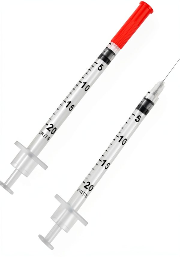 UltiCare U-40 Insulin Syringe 100 Pack Needles for Dogs & Cats-1