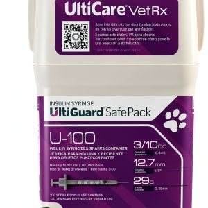 UltiGuard Safe Pack Pet Insulin Syringe Kit with FDA Sharps Container-0