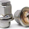 Wheel Lug Nut Stud Set Mysttoo Chrome Stainless Steel M12 4‑Piece-2