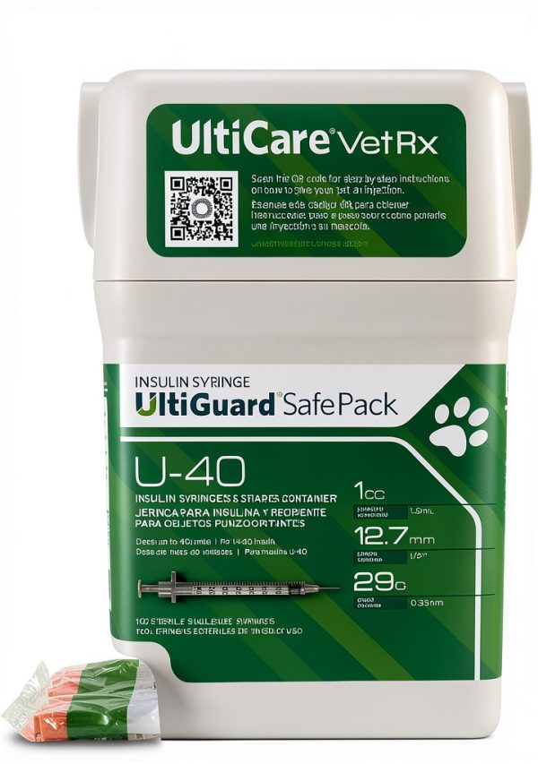 UltiCare All-In-One Pet Insulin Syringe Kit with FDA Cleared Sharps-0