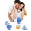 Disposable Urine Cups 130 Pack - 40ml Thick Plastic Clear - DAWUSONG-3