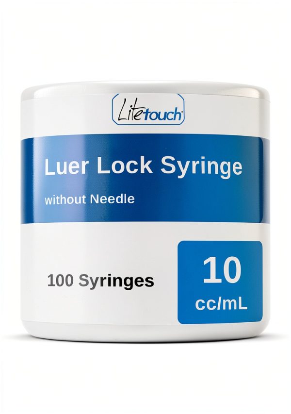 10mL Luer Lock Syringe, Sterile, Individually Sealed - 100 Syringes per Box (no needle)-3