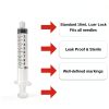 10mL Luer Lock Syringe, Sterile, Individually Sealed - 100 Syringes per Box (no needle)-2