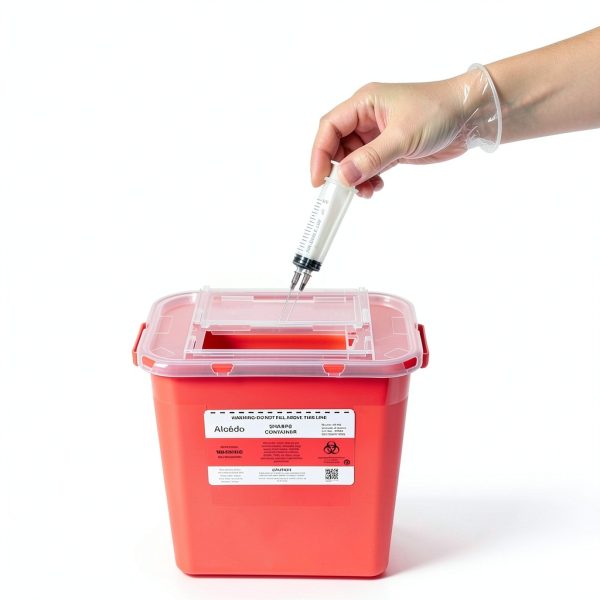 Alcedo Sharps Container 2 Gallon 3-Pack - Puncture Resistant-1
