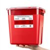 Alcedo Sharps Container 2 Gallon 3-Pack - Puncture Resistant-4