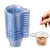 Disposable Urine Cups 130 Pack - 40ml Thick Plastic Clear - DAWUSONG-0