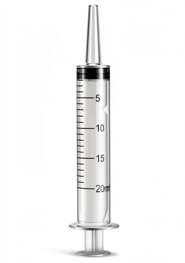 20ml Syringe HiMo Plastic Syringe with Cap 3 Pack Liquid Dispensing-1
