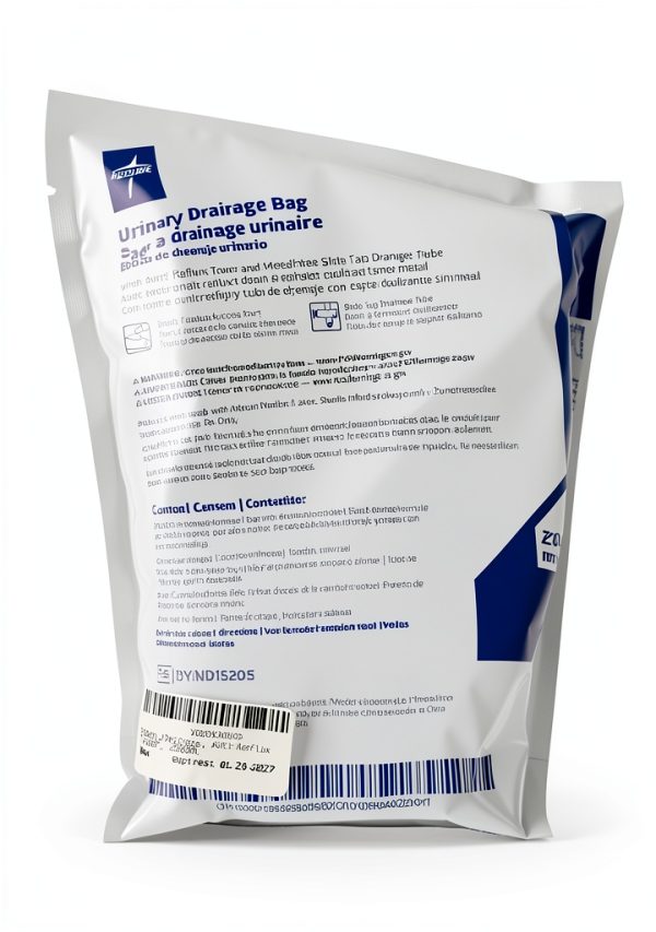 Bag, Drainage, Anti-Reflux Tower, 2000ML-2