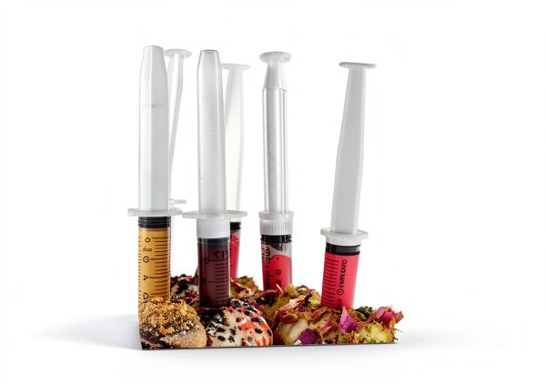 20ml Syringe HiMo Plastic Syringe with Cap 3 Pack Liquid Dispensing-4